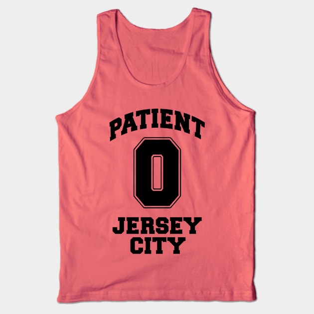 Patient Zero Zombie Jersey City - Black Tank Top by MotiviTees